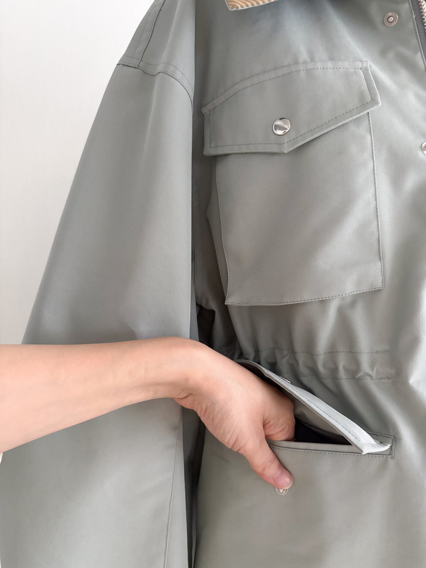 Pqran　ジップアップジャケット