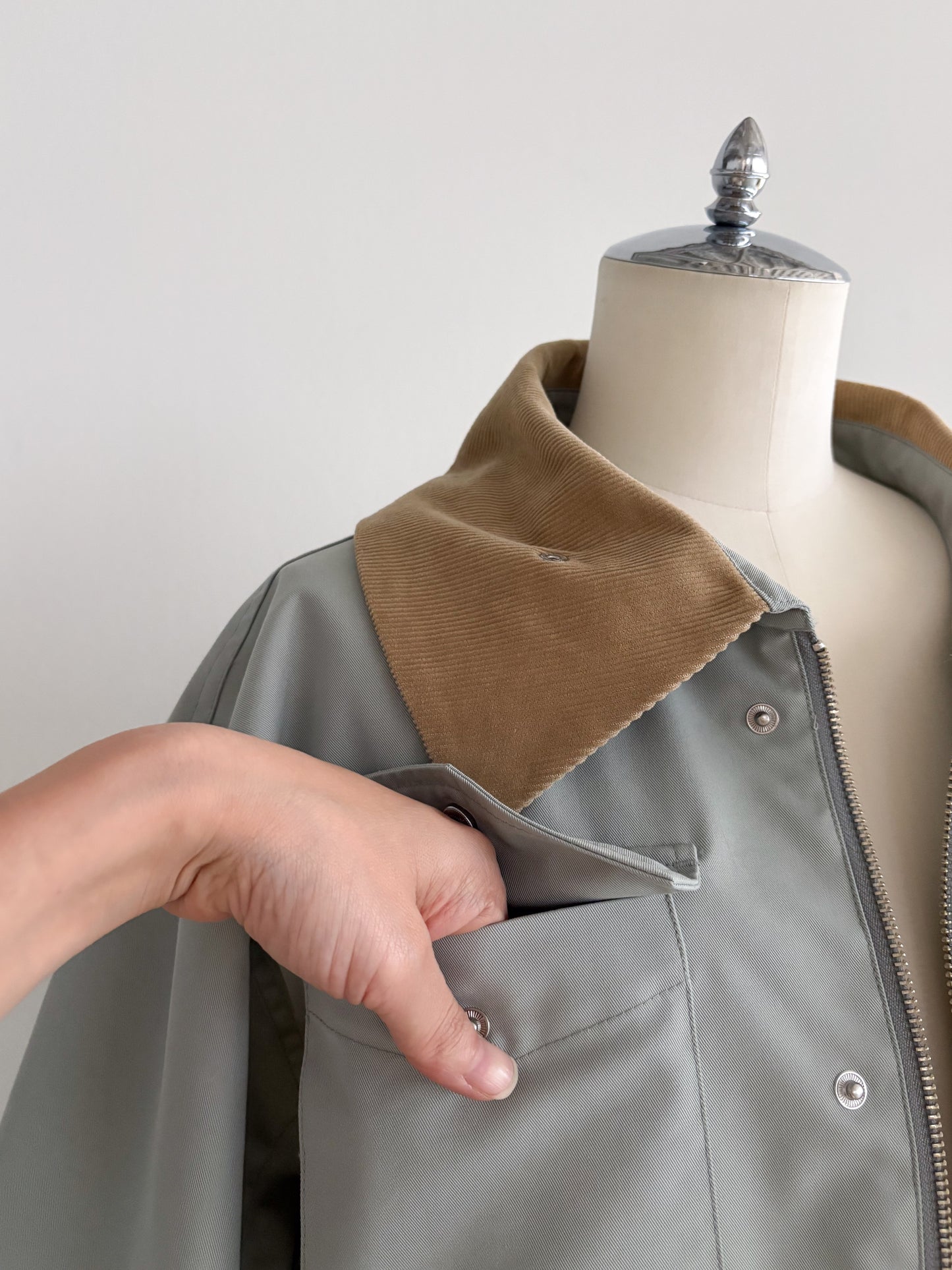 Pqran　ジップアップジャケット