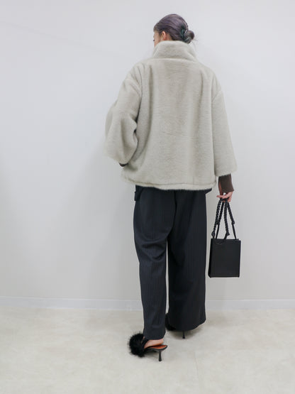 ミンクライクファーブルゾン