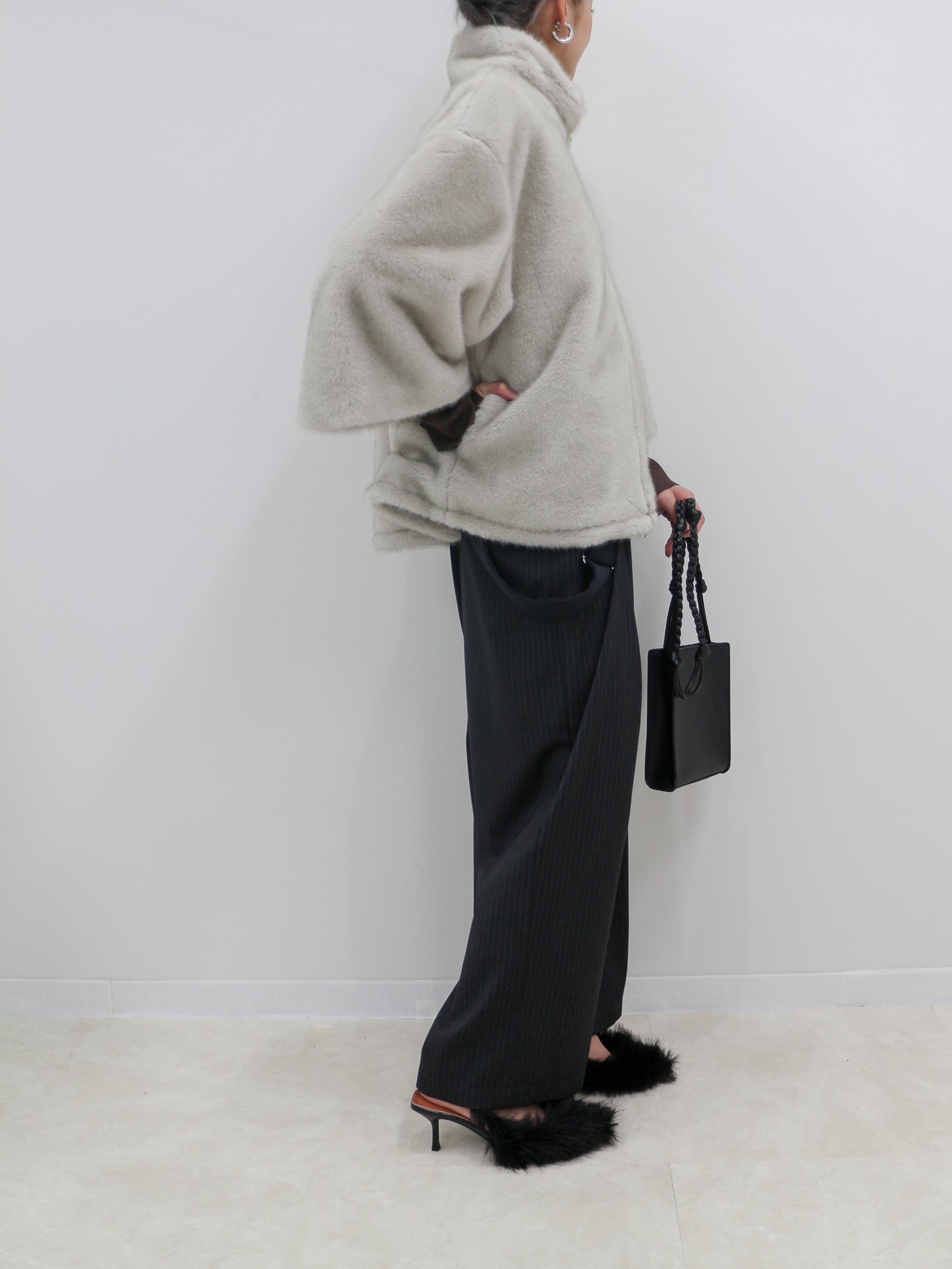 ミンクライクファーブルゾン