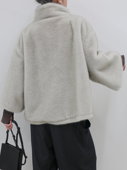 ミンクライクファーブルゾン