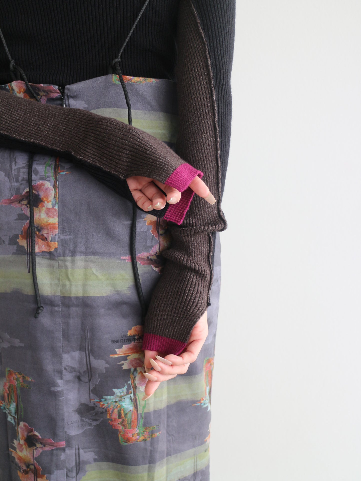 フラワープリントキャミワンピース