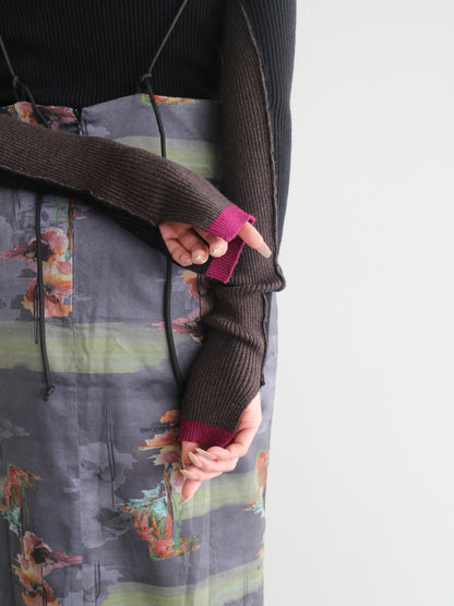 フラワープリントキャミワンピース