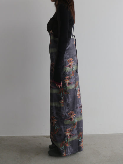 フラワープリントキャミワンピース