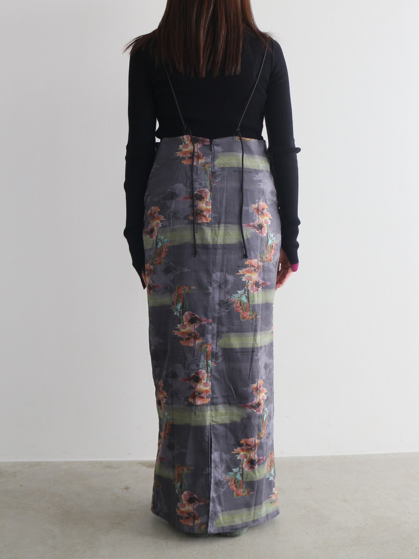 フラワープリントキャミワンピース