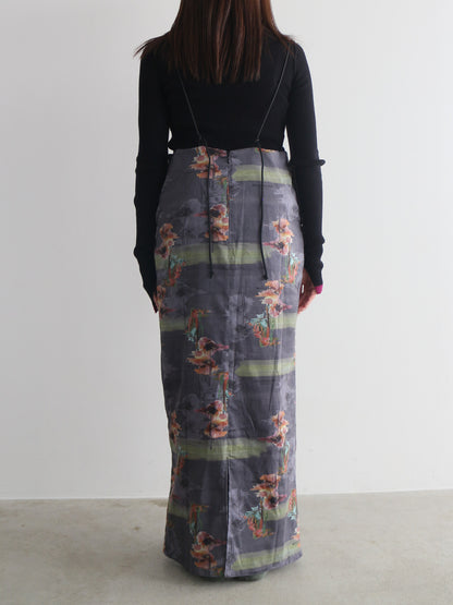 フラワープリントキャミワンピース