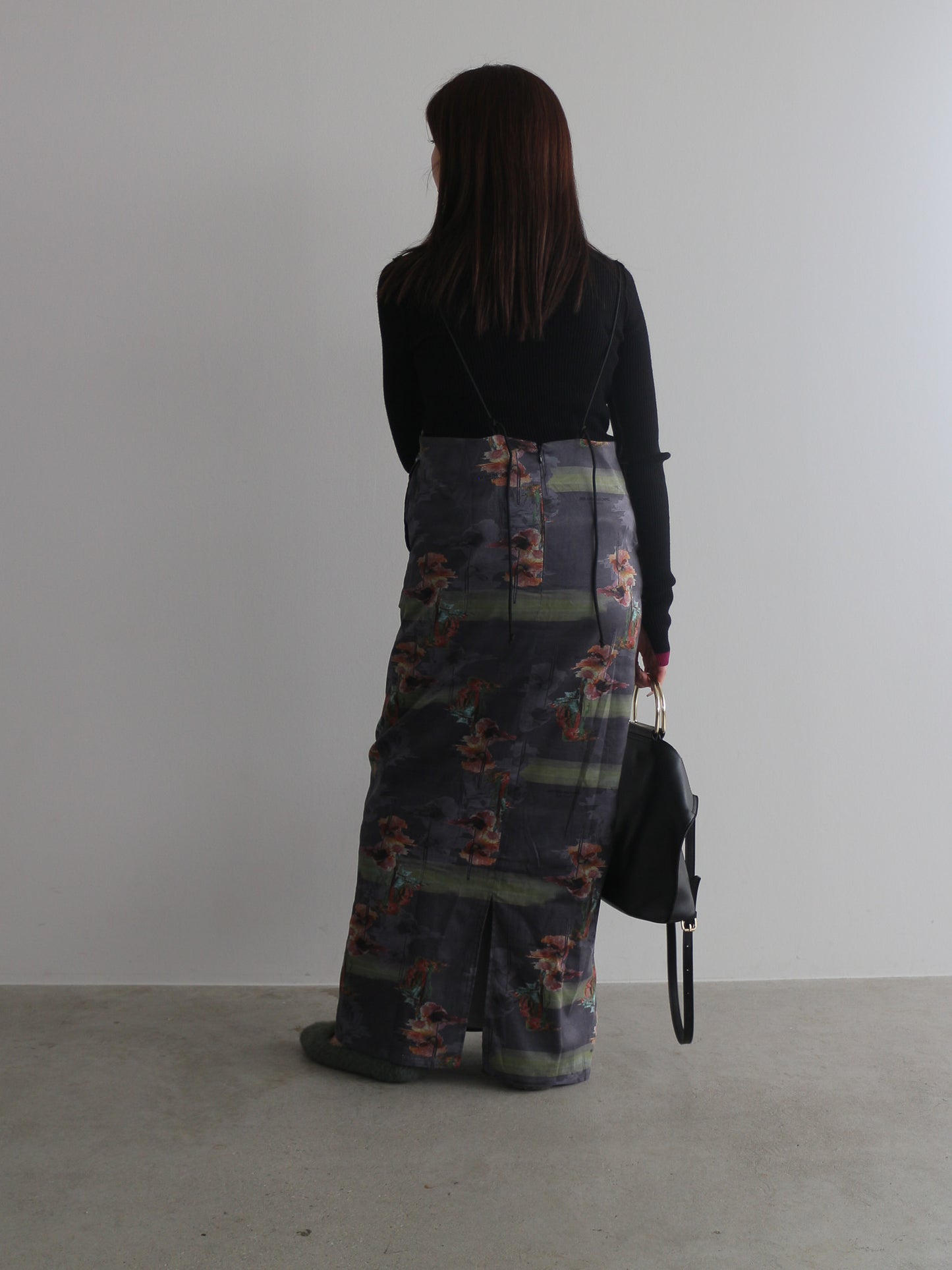 フラワープリントキャミワンピース