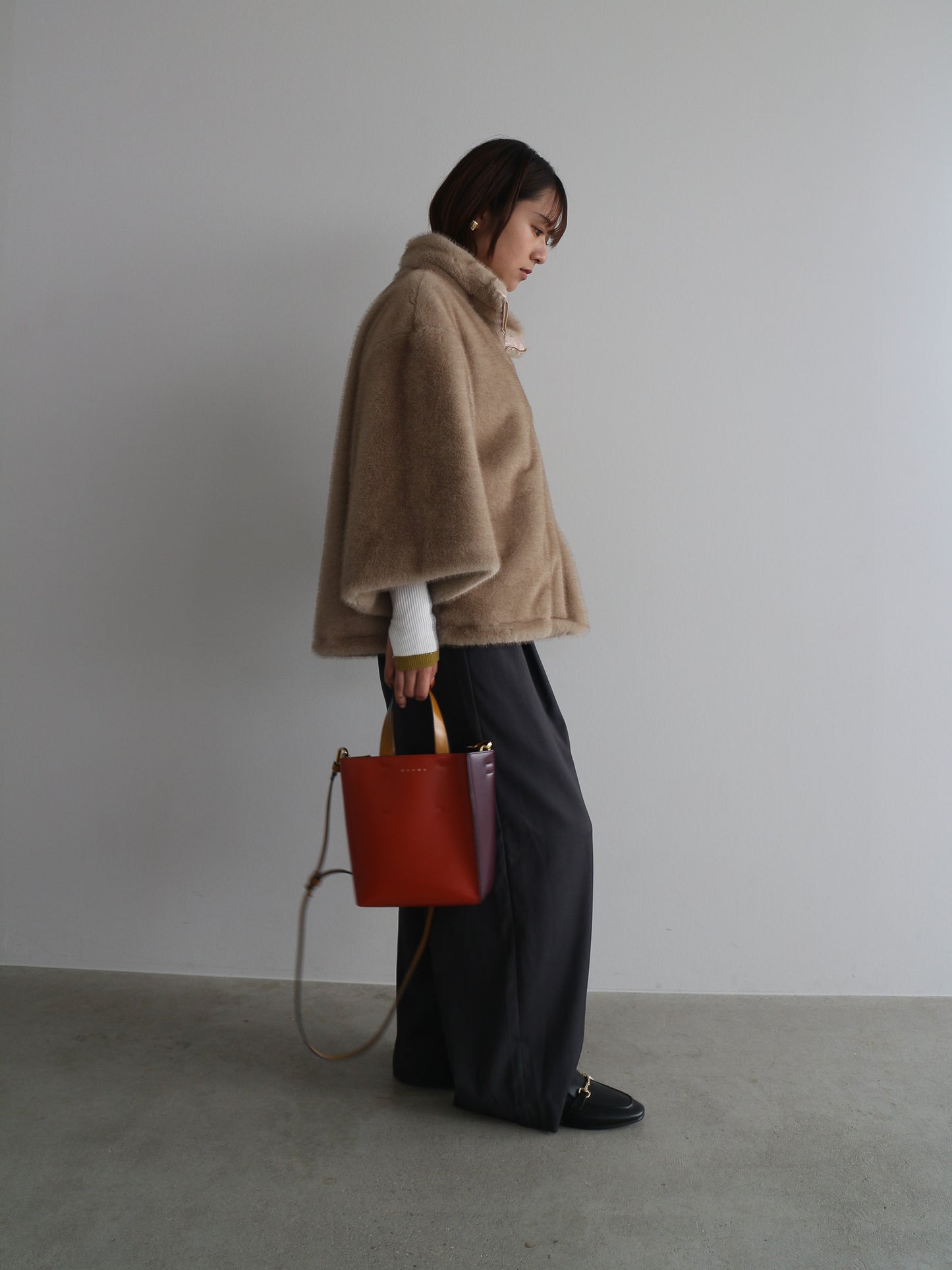 ミンクライクファーブルゾン