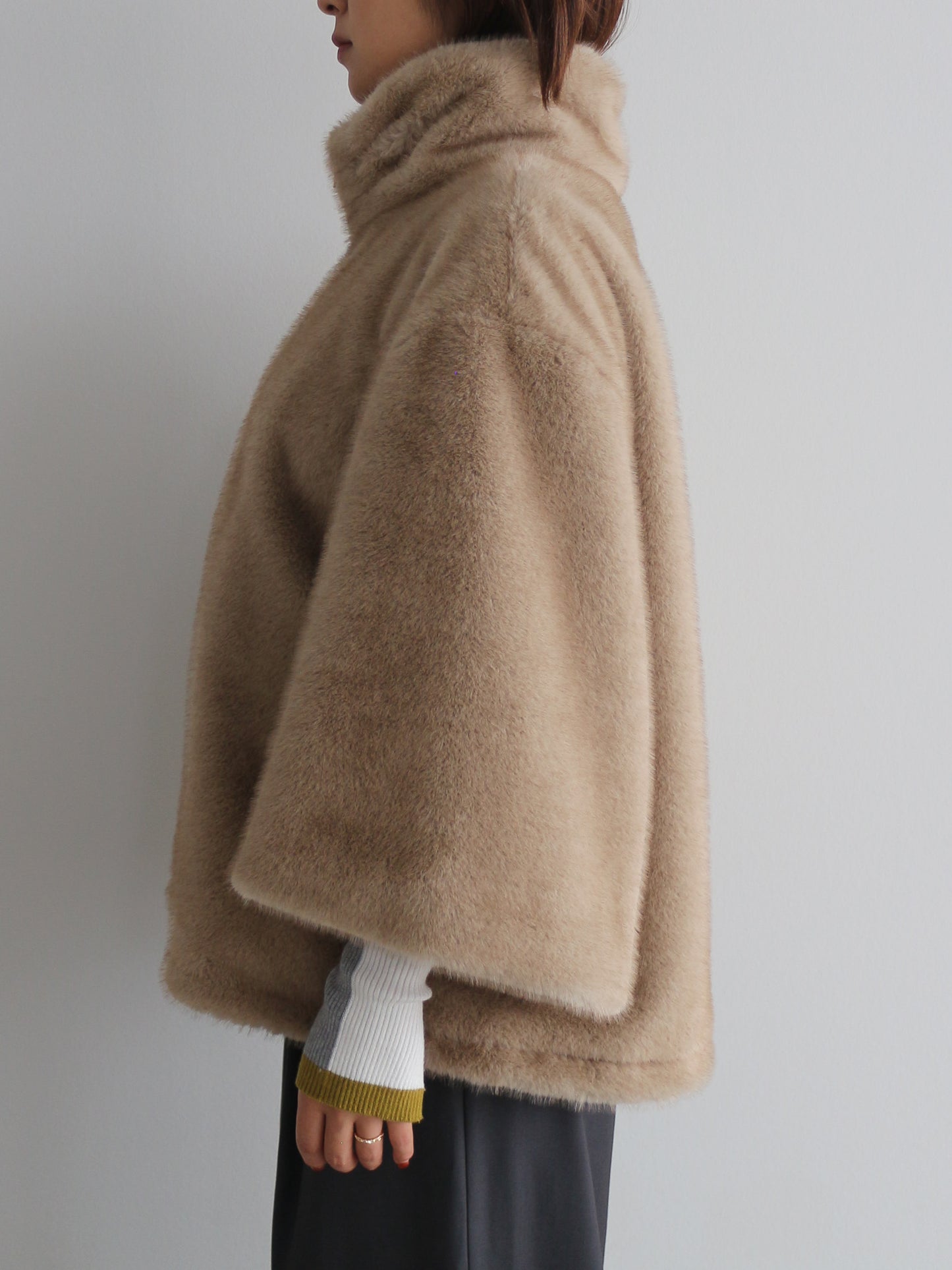 ミンクライクファーブルゾン