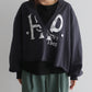 Pqran　【オリジナル図案】ロゴレーススウェットプルオーバー