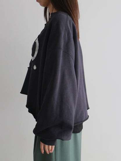 ロゴレーススウェットプルオーバー