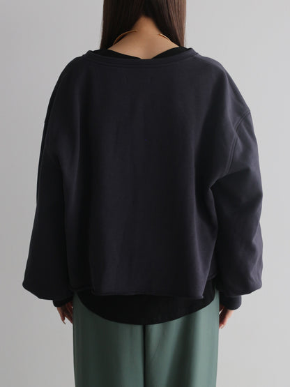 ロゴレーススウェットプルオーバー