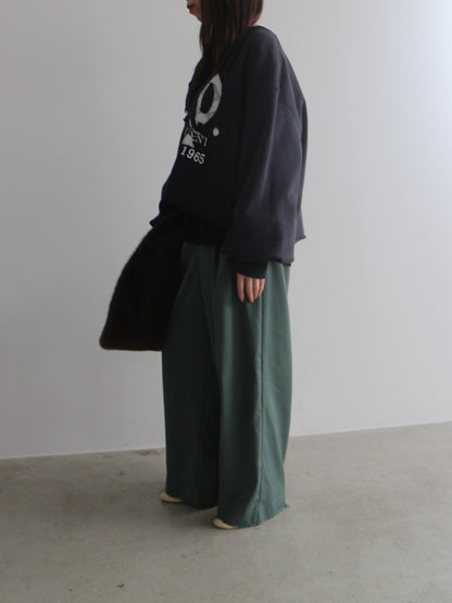 ロゴレーススウェットプルオーバー