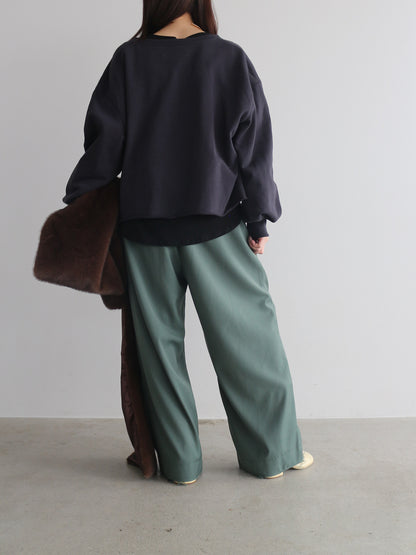 ロゴレーススウェットプルオーバー