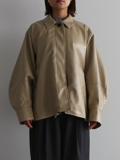 2WAY合皮ブルゾン