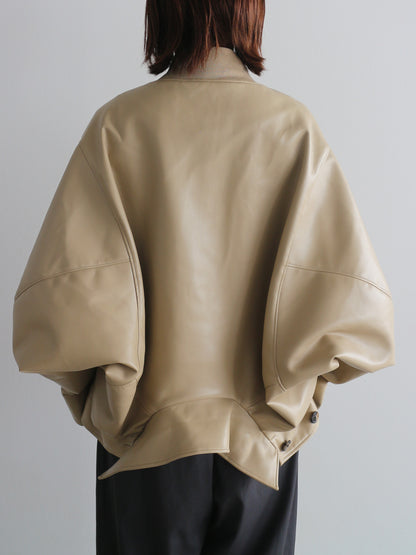 2WAY合皮ブルゾン