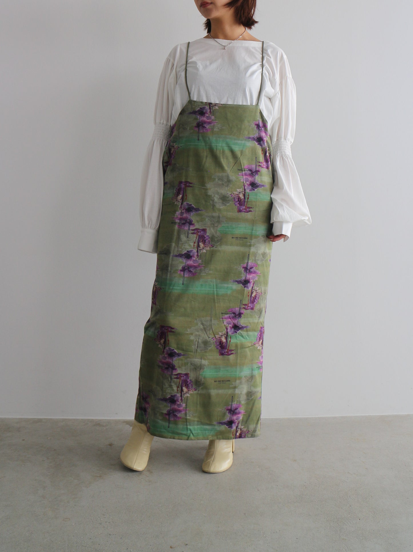 2WAYギャザースリーブT