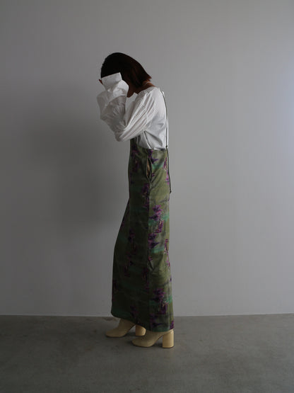 フラワープリントキャミワンピース