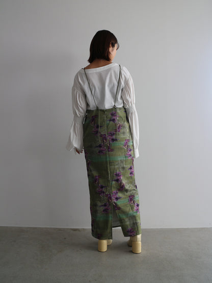 フラワープリントキャミワンピース