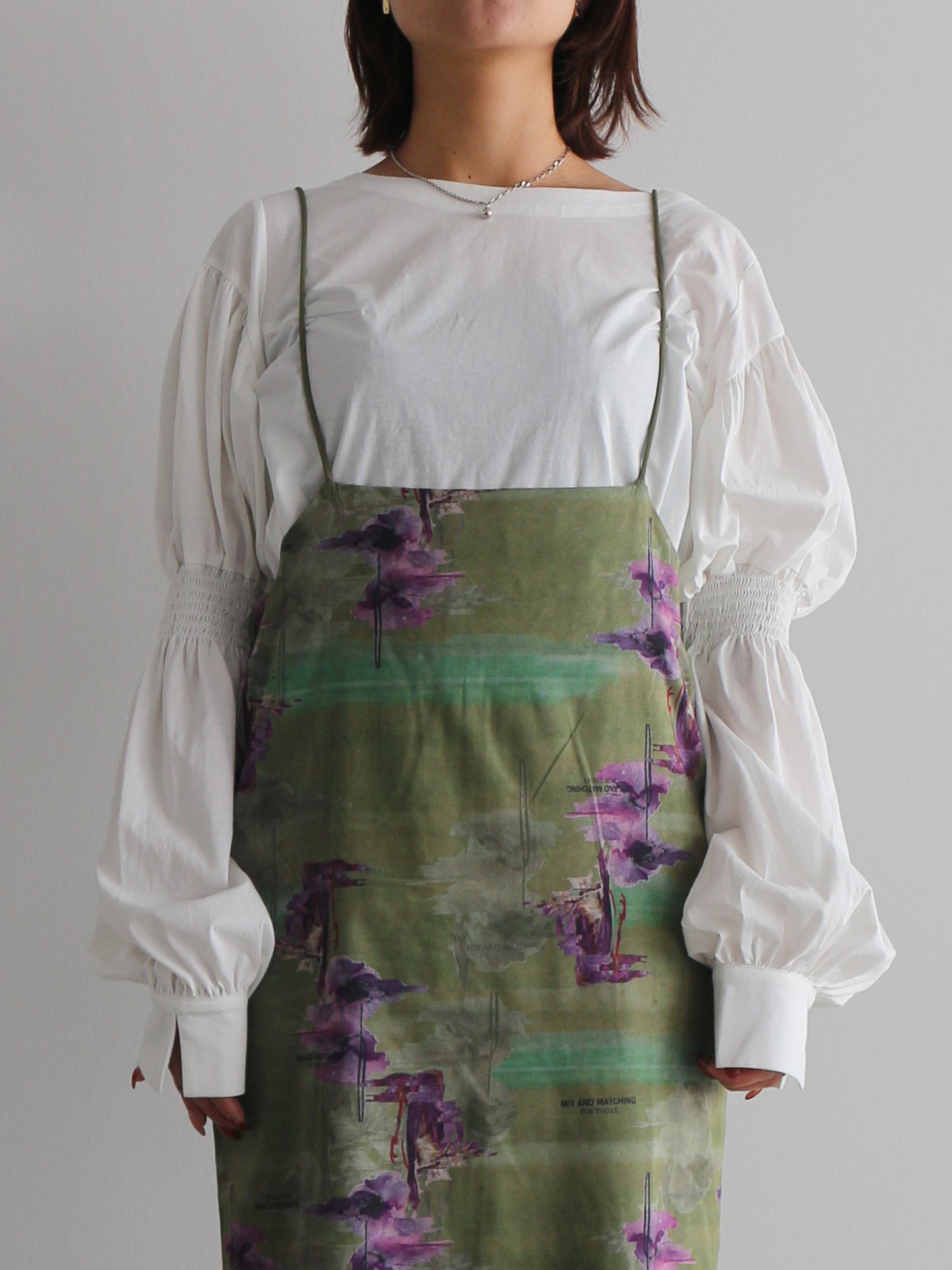 2WAYギャザースリーブT