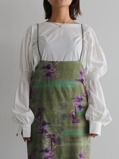 2WAYギャザースリーブT