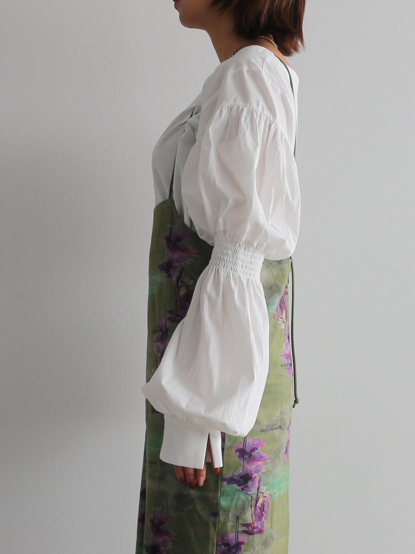 2WAYギャザースリーブT