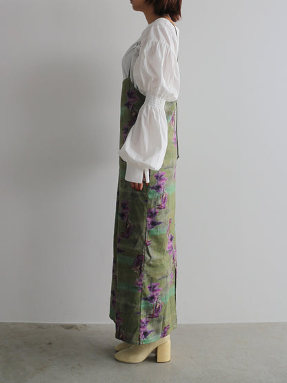 フラワープリントキャミワンピース