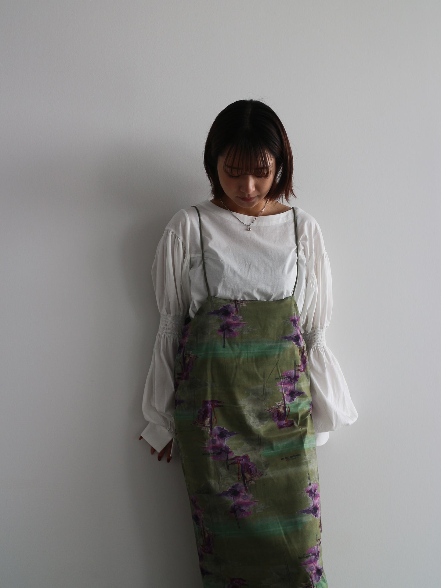 2WAYギャザースリーブT