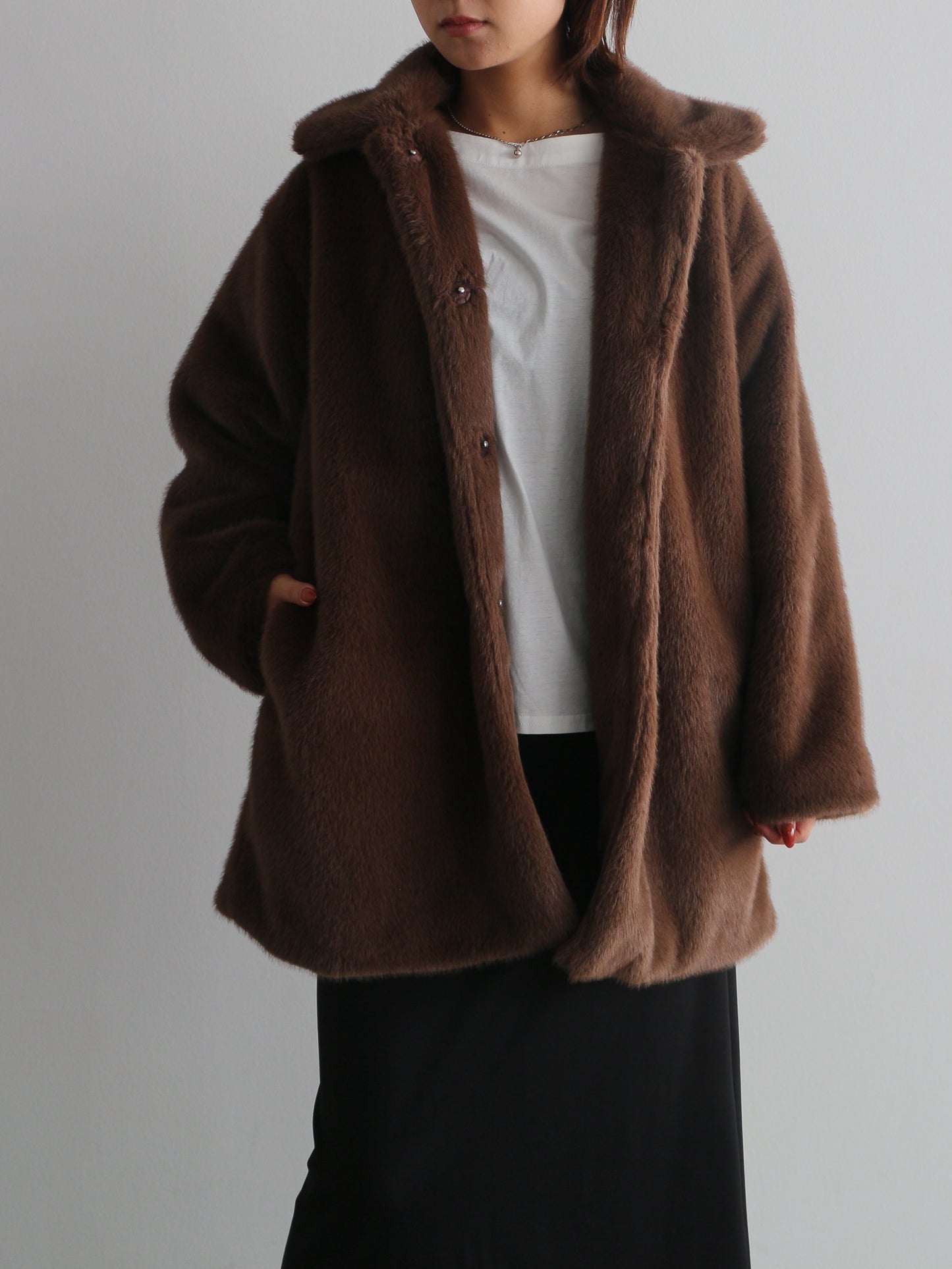 Pqran　エコファーミドルジャケット