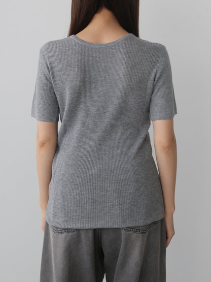 シアーリブカーディガン＆プルオーバーSET