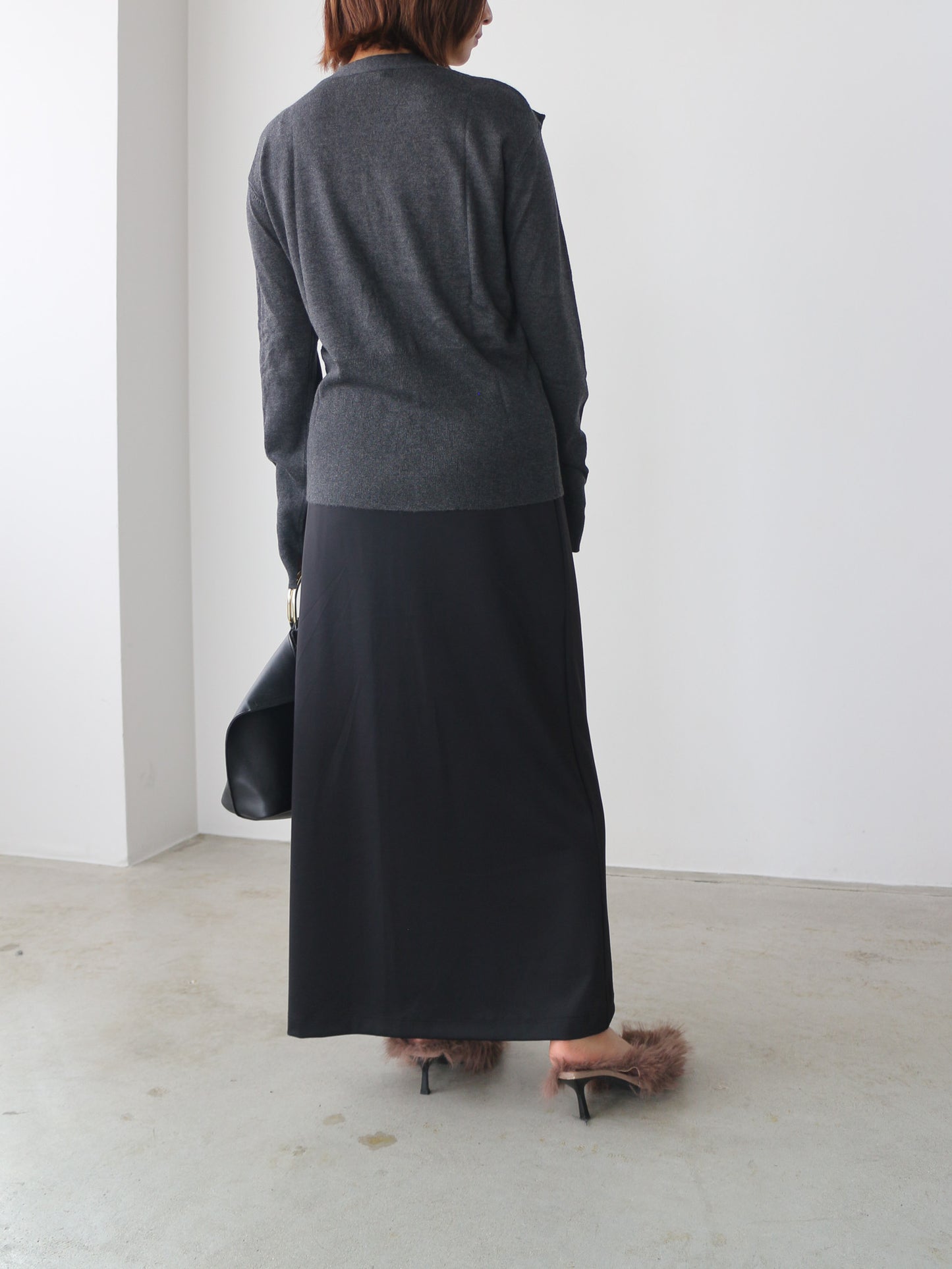 リボンカーディガン