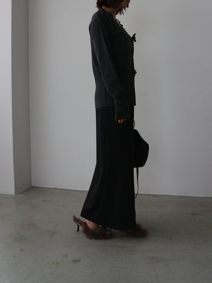 リボンカーディガン