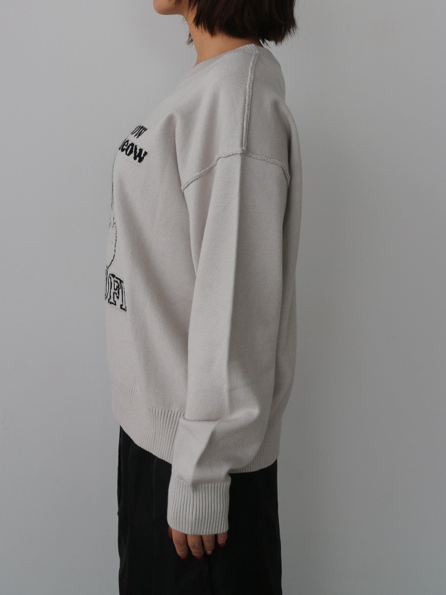 CATジャガードニット