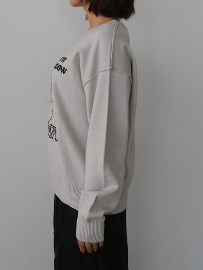 CATジャガードニット