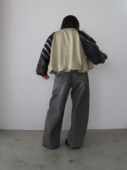 スカーフプリントブルゾン