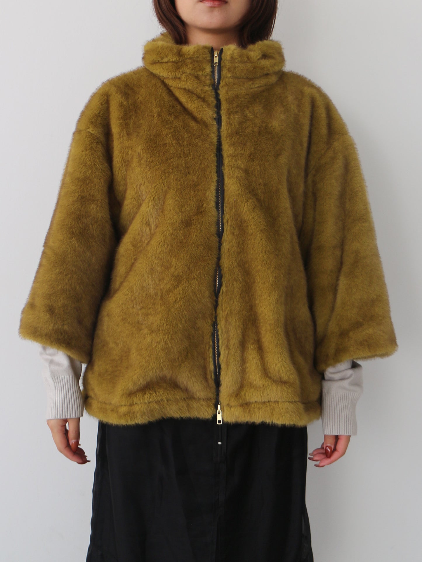 ミンクライクファーブルゾン
