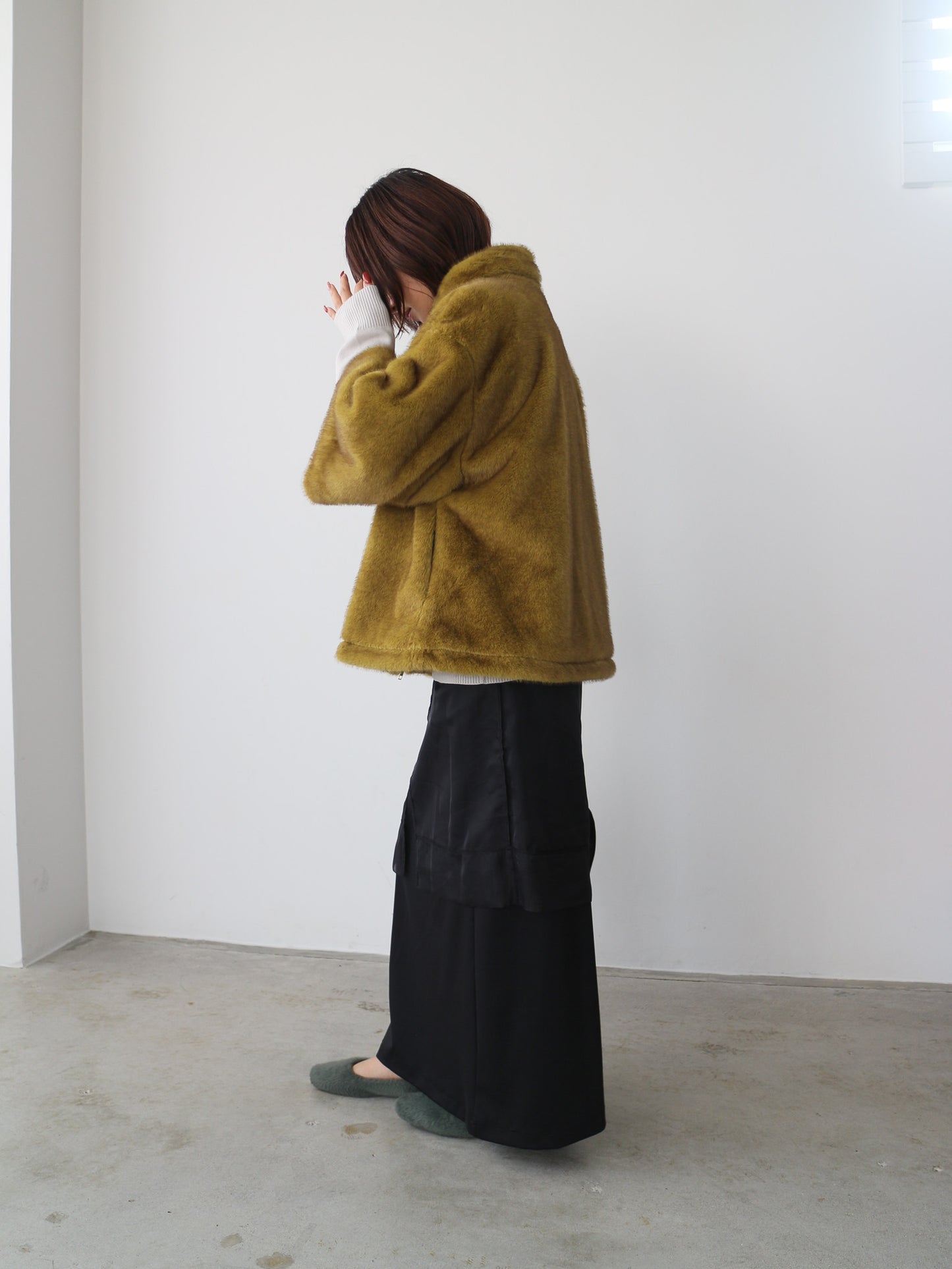 ミンクライクファーブルゾン