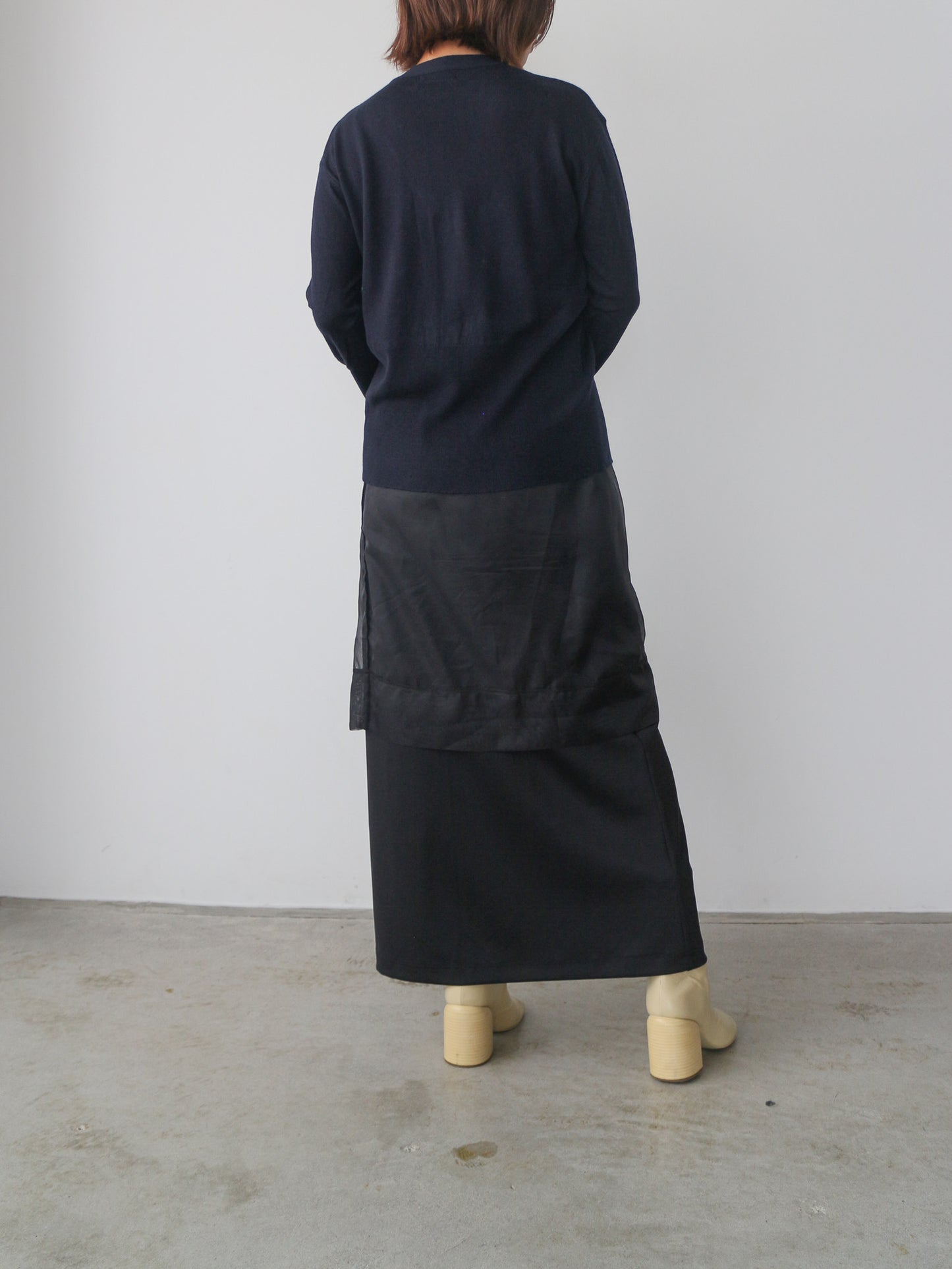 リボンカーディガン