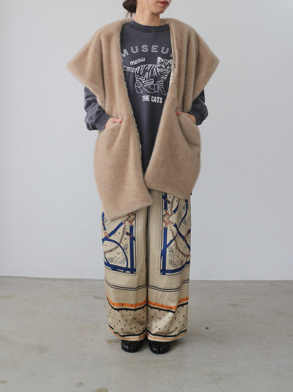 スカーフプリントパンツ