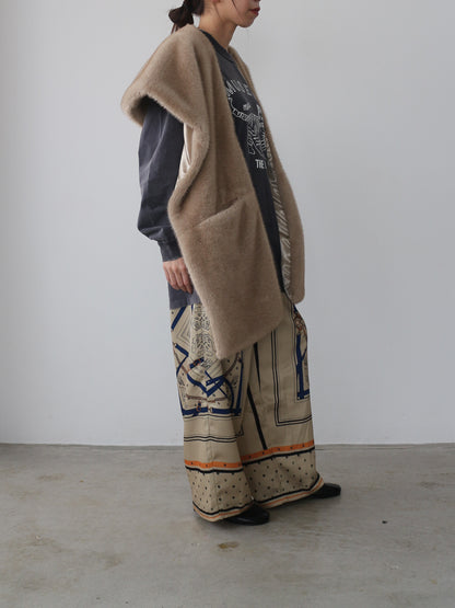 スカーフプリントパンツ