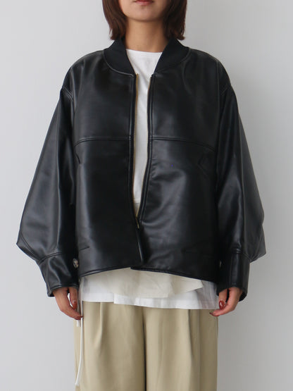2WAY合皮ブルゾン