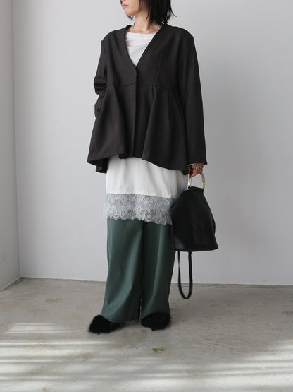 フロントアシメパンツ