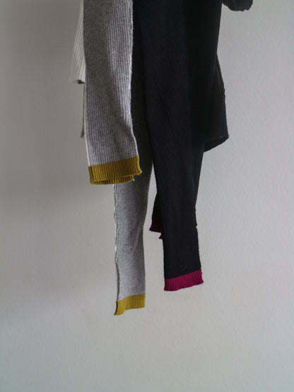 2WAY配色タートルネック