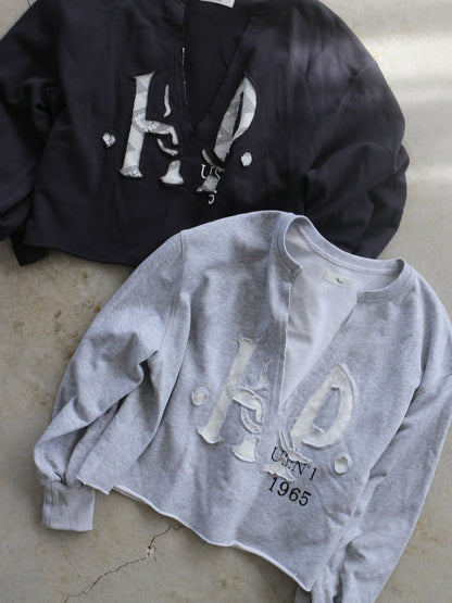 ロゴレーススウェットプルオーバー