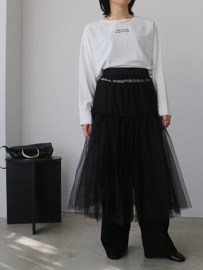 eru　チュールティアードチュチュスカート