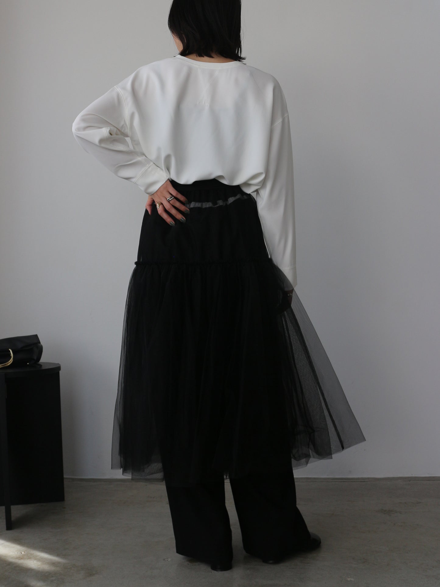 eru　チュールティアードチュチュスカート