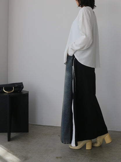 eru　2WAYロゴプリントプルオーバー