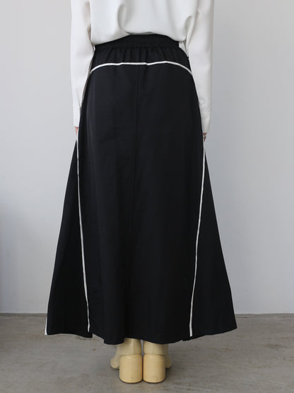 eru　カラーブロッキングデニムスカート