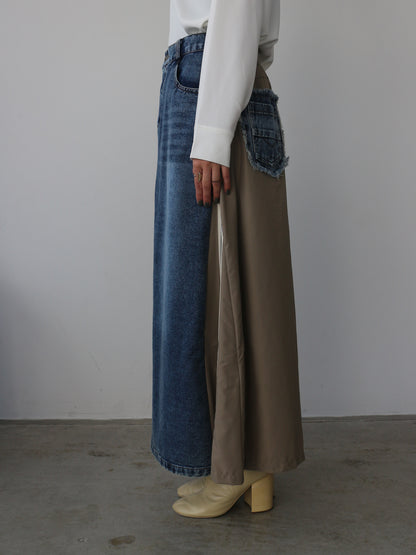 eru　スポーティラインデニムスカート