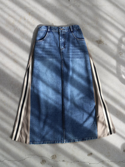 eru　スポーティラインデニムスカート